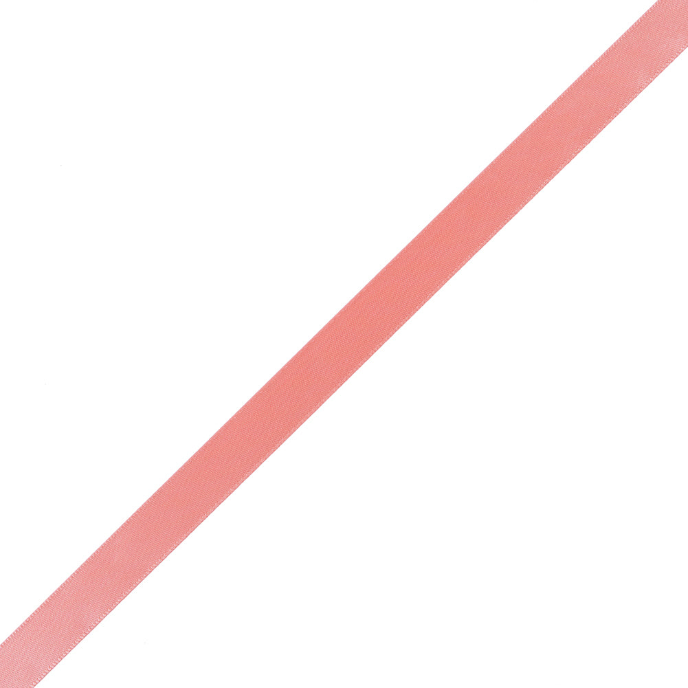 1/2" Peach Single Face Satin Ribbon