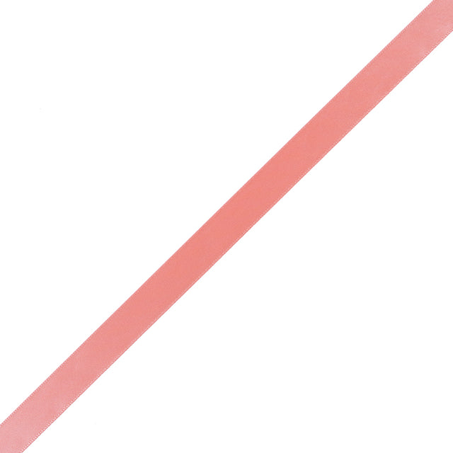 1/2" Peach Single Face Satin Ribbon