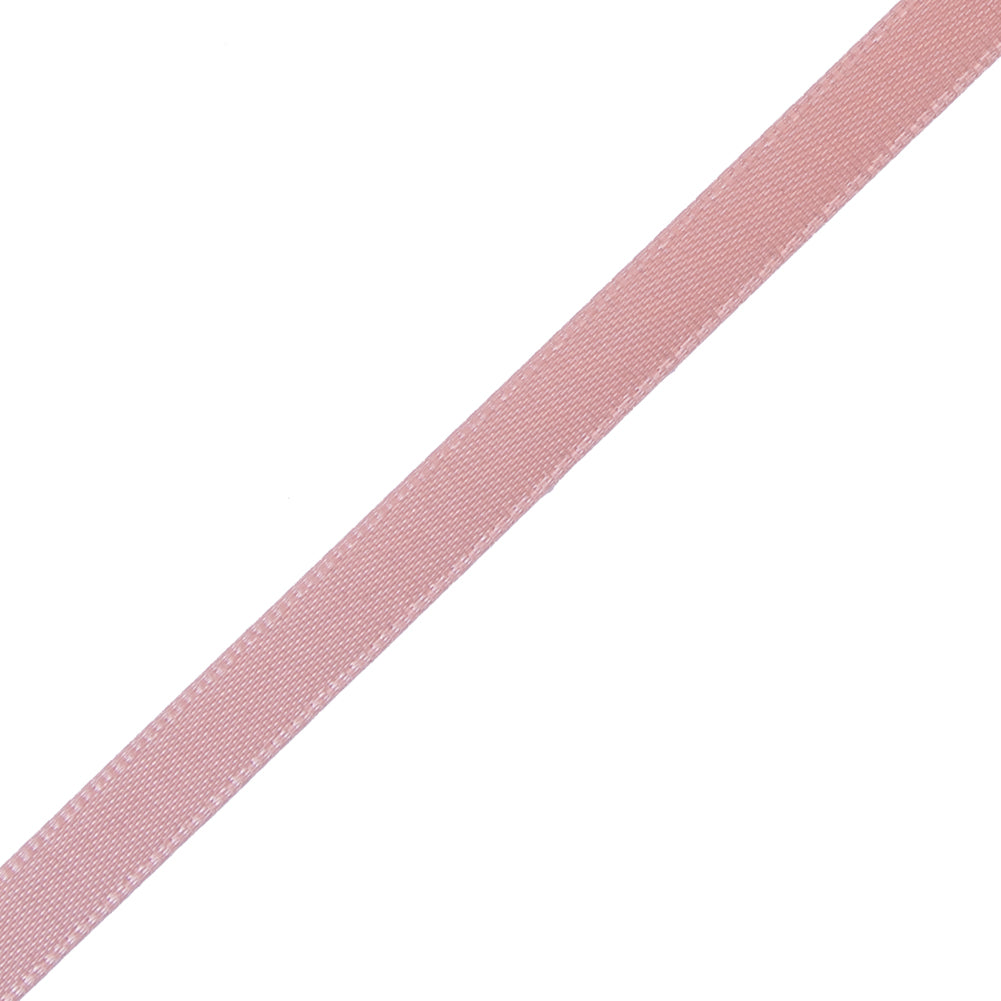 1/4" Light Coral Single Face Satin Ribbon Detail