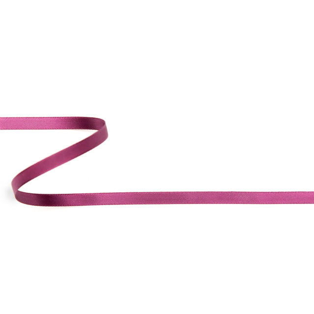 1/4" Currant Single Face Satin Ribbon