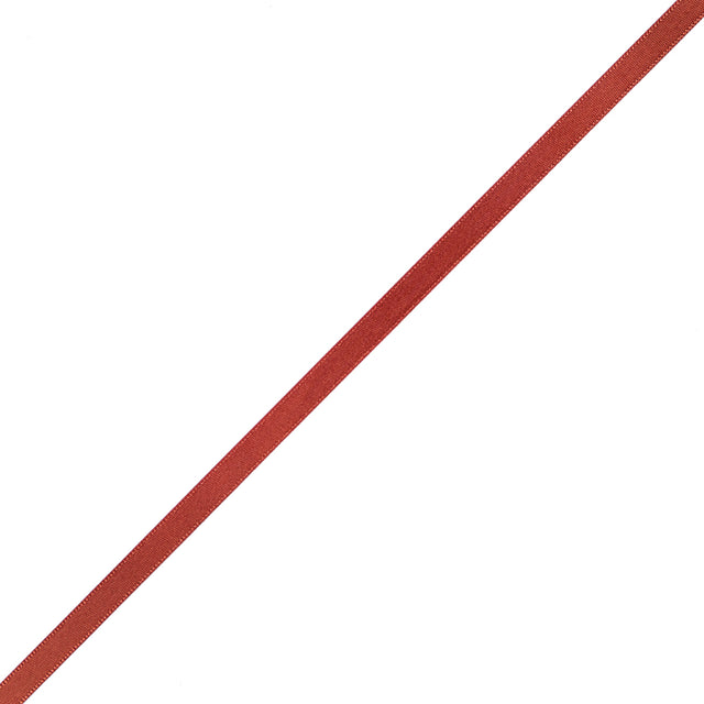 1/4" Rust Single Face Satin Ribbon
