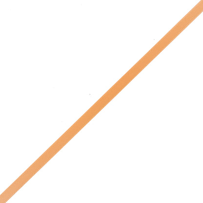 1/4" Tangerine Single Face Satin Ribbon