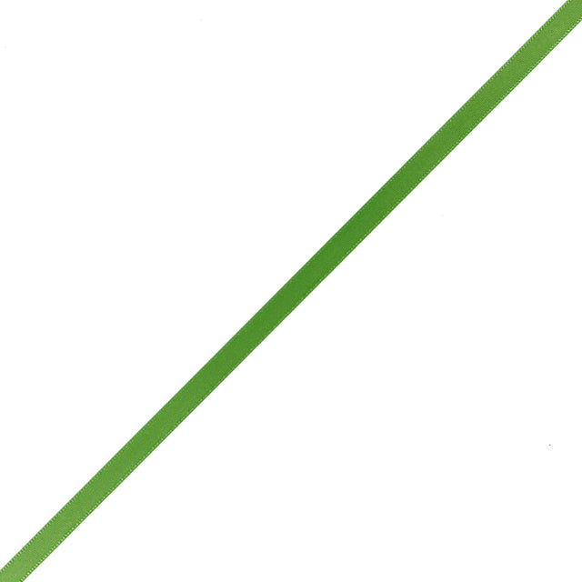 1/4" Apple Green Single Face Satin Ribbon