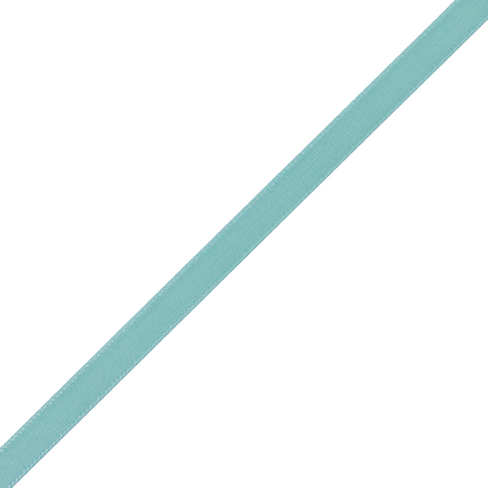 1/4" Peppermint Single Face Satin Ribbon Detail