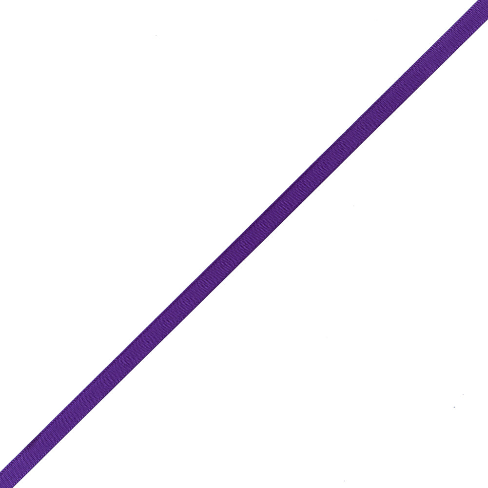1/4" Purple Single Face Satin Ribbon