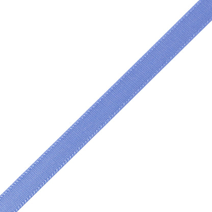 1/4" Blue Iris Single Face Satin Ribbon Detail
