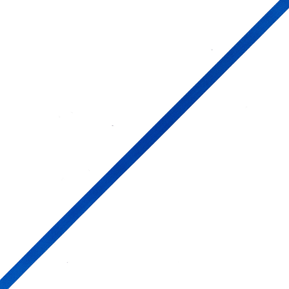Electric Blue Single Face Satin Ribbon
