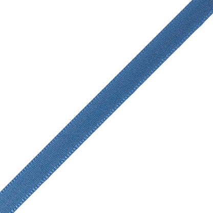 1/4" Antique Blue Single Face Satin Ribbon Detail