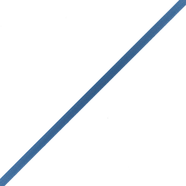 1/4" Antique Blue Single Face Satin Ribbon