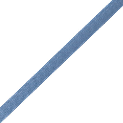 1/4" Williamsburg Blue Single Face Satin Ribbon Detail