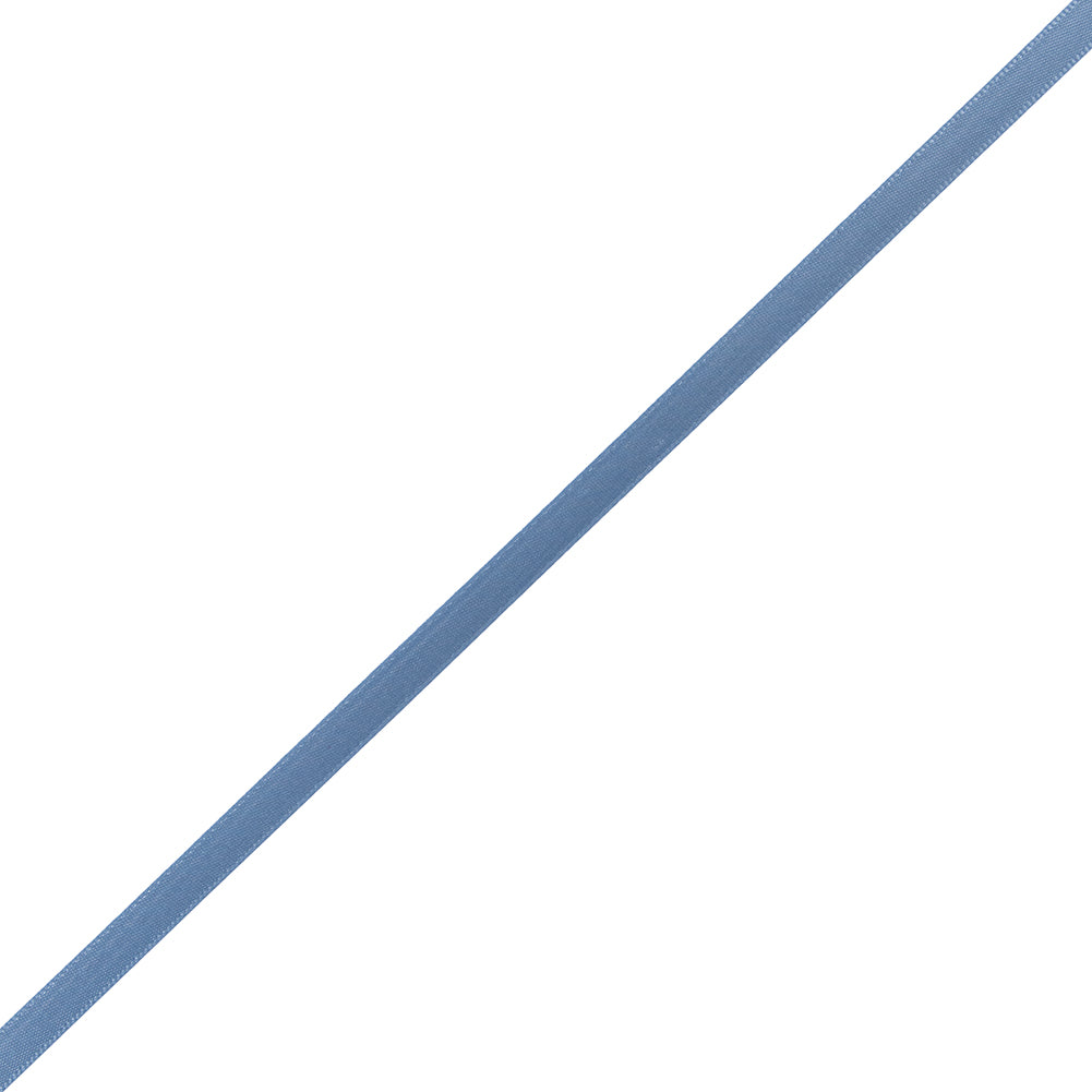 1/4" Williamsburg Blue Single Face Satin Ribbon