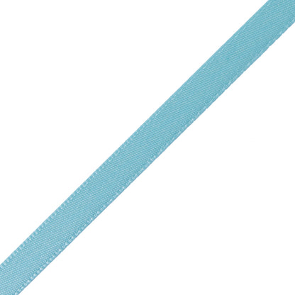 1/4" Aquamarine Single Face Satin Ribbon Detail