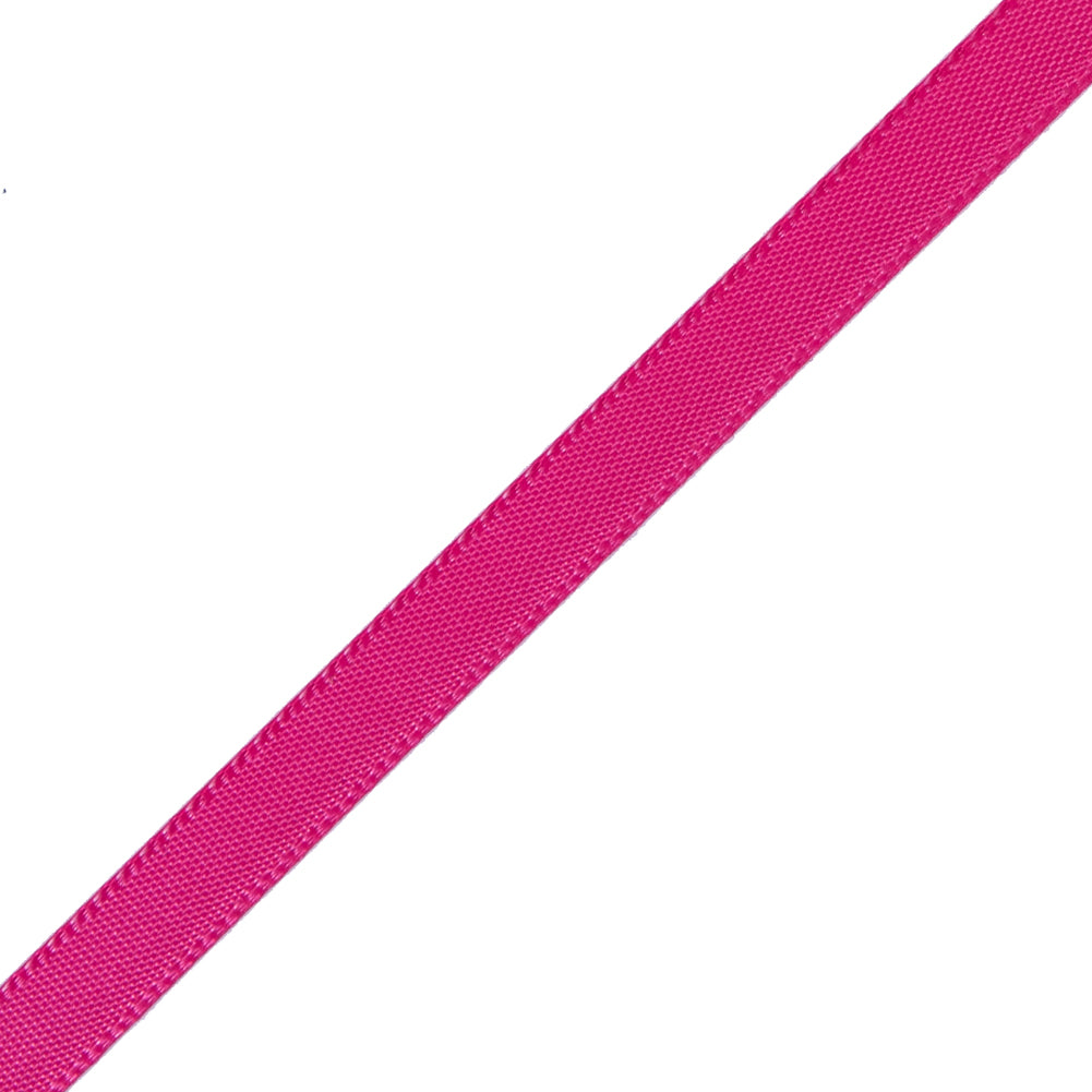1/4" Shocking Pink Single Face Satin Ribbon Detail