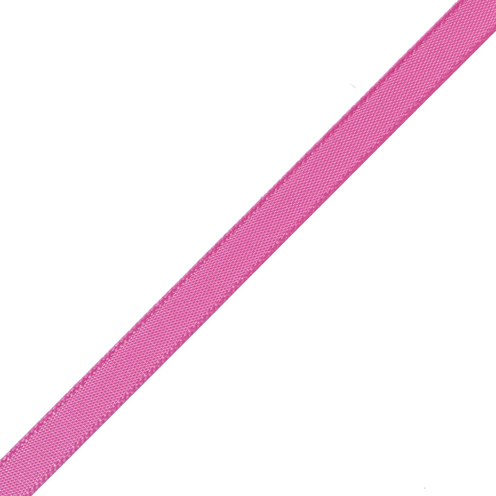 1/4" Hot Pink Single Face Satin Ribbon Detail