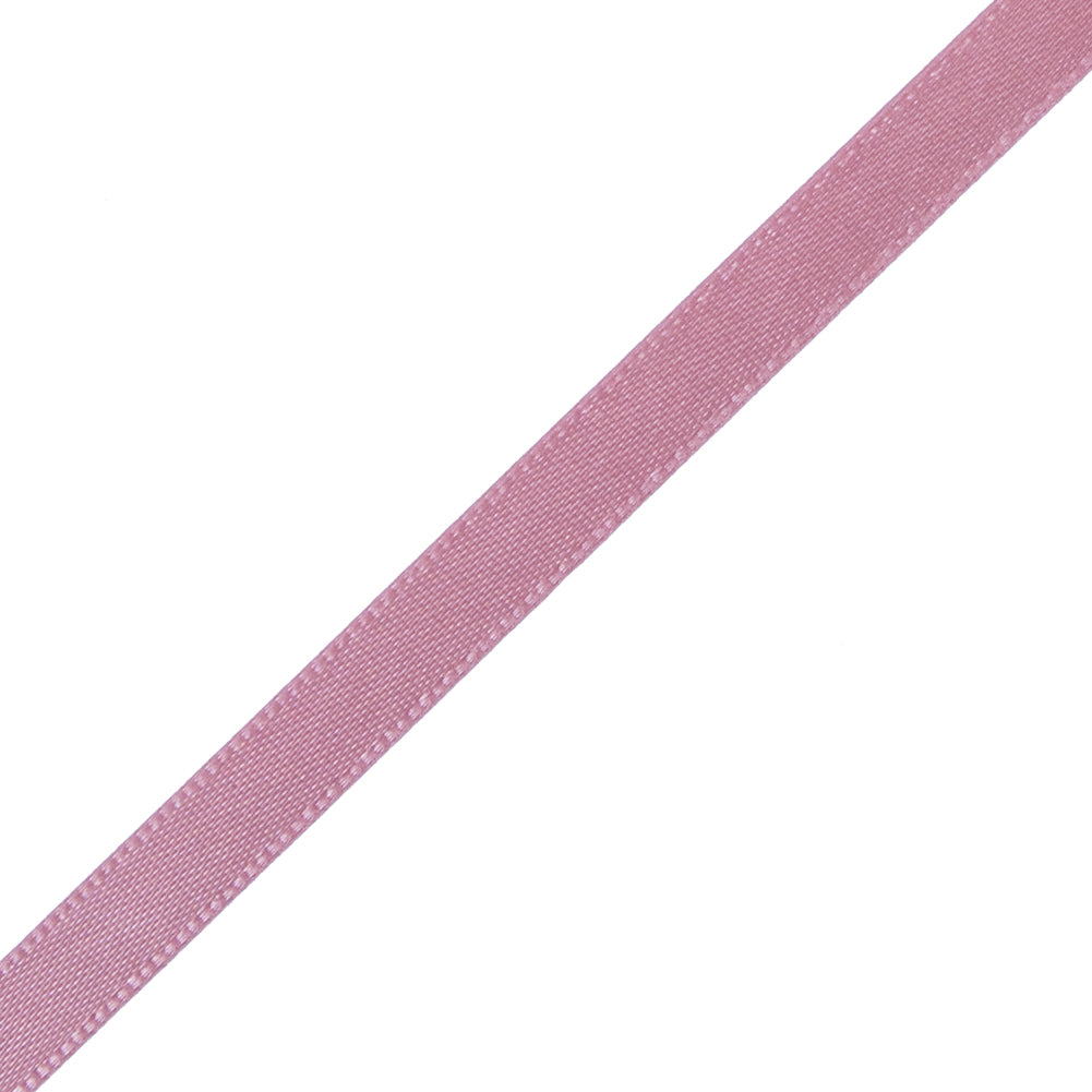 1/4" Mauve Single Face Satin Ribbon Detail