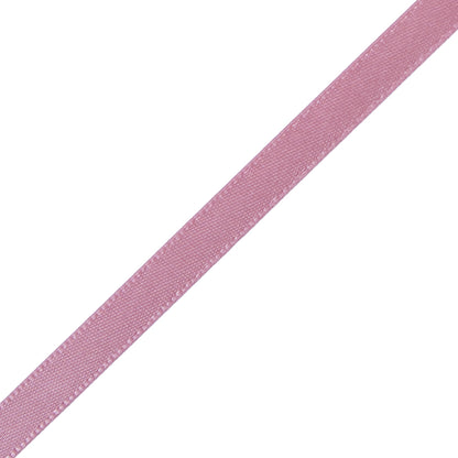 1/4" Mauve Single Face Satin Ribbon Detail