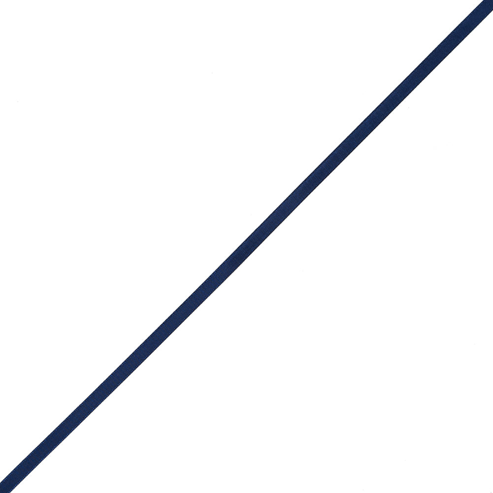 1/4" Navy Single Face Satin Ribbon