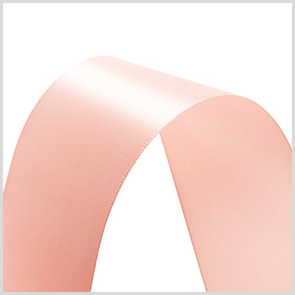 1.5" Light Coral Single Face Satin Ribbon Detail