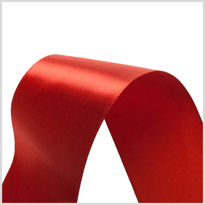 1.5" Rust Single Face Satin Ribbon Detail