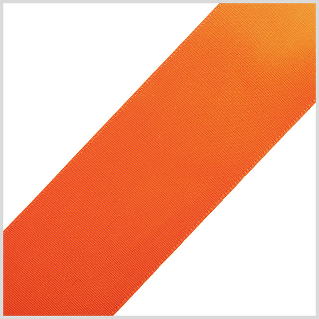1.5" Orange Single Face Satin Ribbon