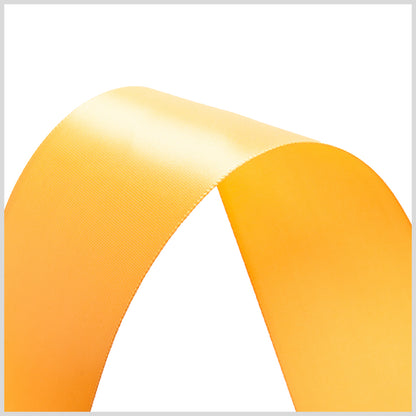 1.5" Tangerine Single Face Satin Ribbon Detail