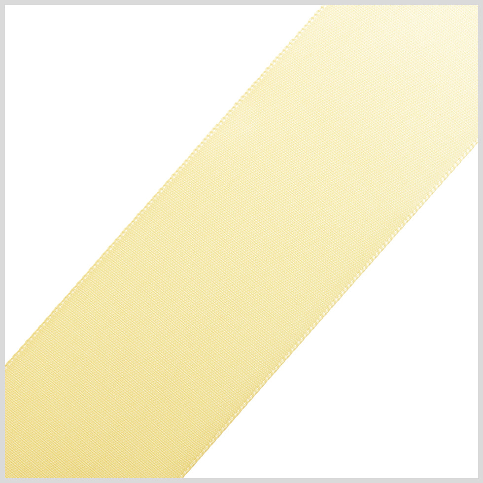 1.5" Maize Single Face Satin Ribbon