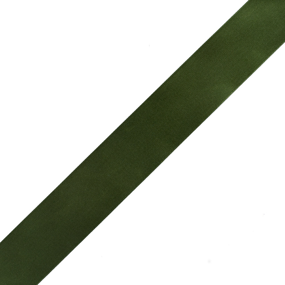 1.5" Moss Green Single Face Satin Ribbon