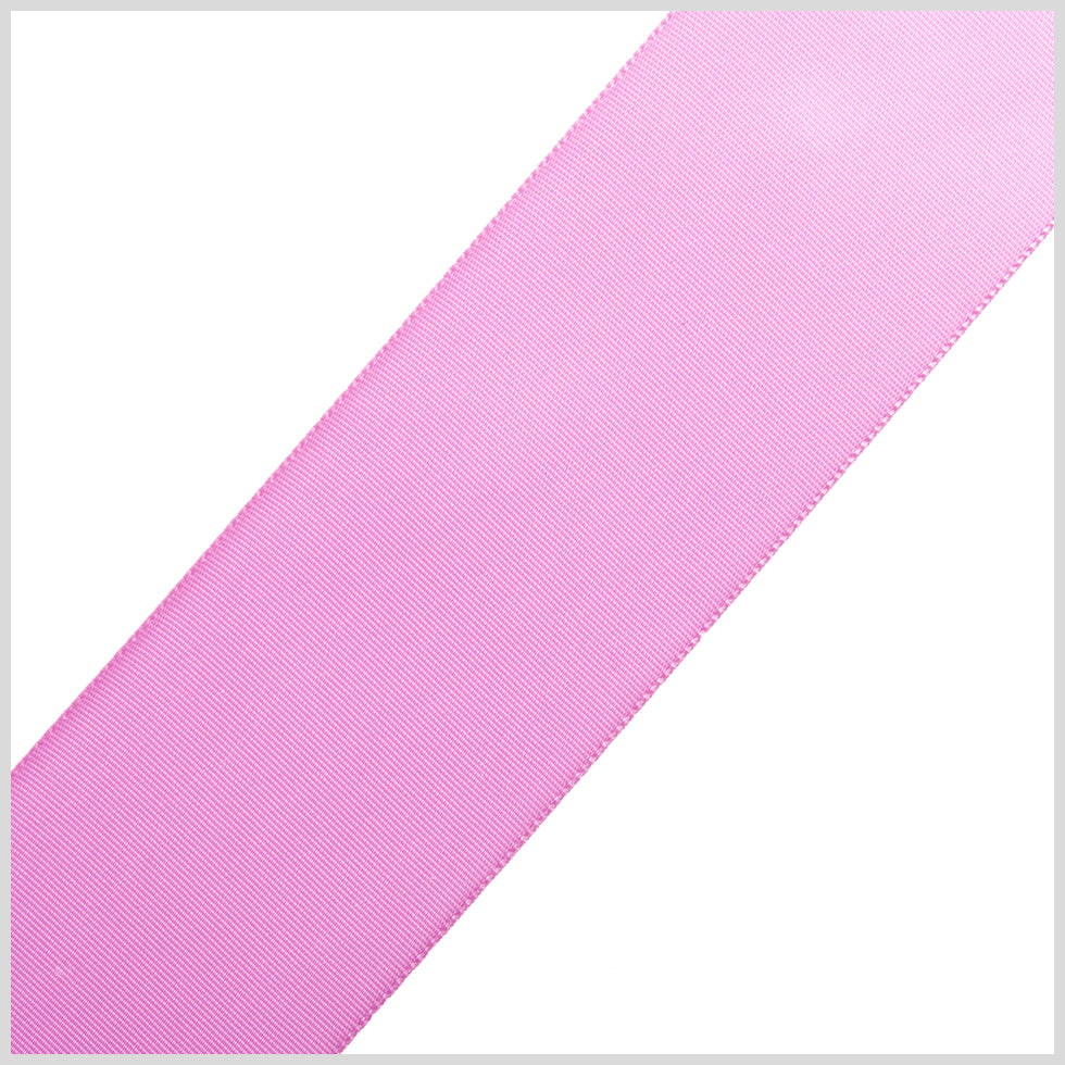 1.5" Bubble Gum Single Face Satin Ribbon