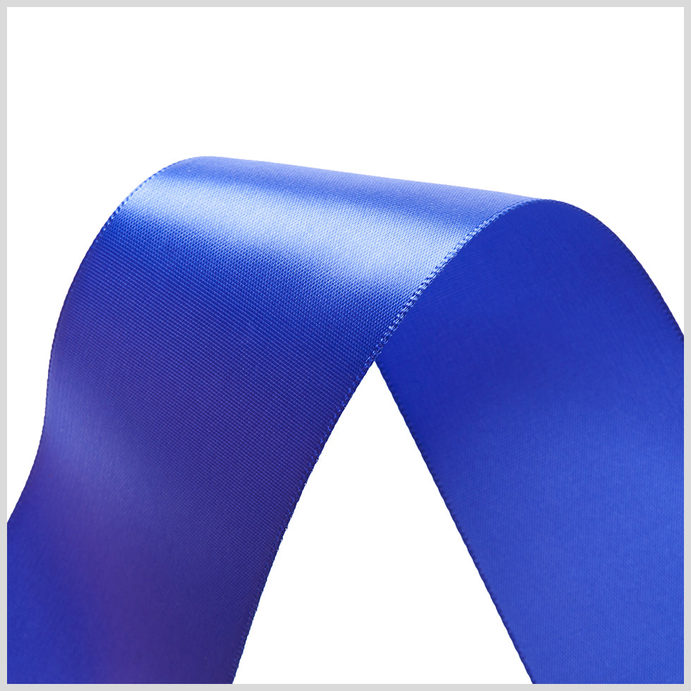 1.5" Pansy Single Face Satin Ribbon Detail