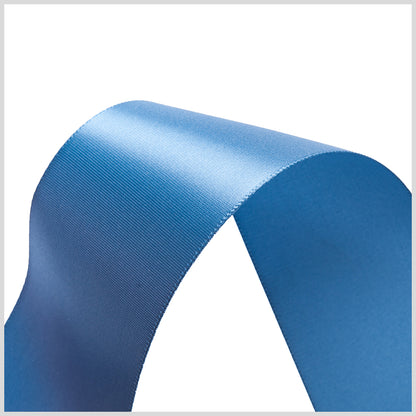 1.5" Antique Blue Single Face Satin Ribbon Detail