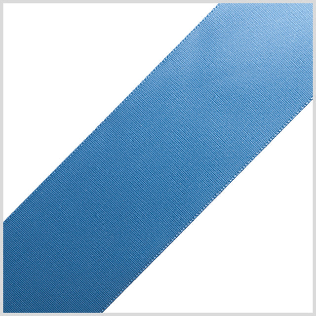 1.5" Antique Blue Single Face Satin Ribbon