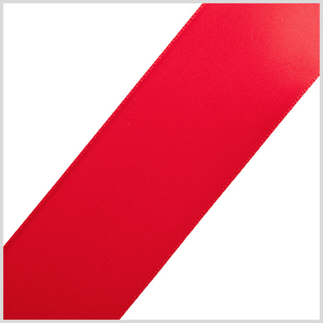 1.5" Red Single Face Satin Ribbon