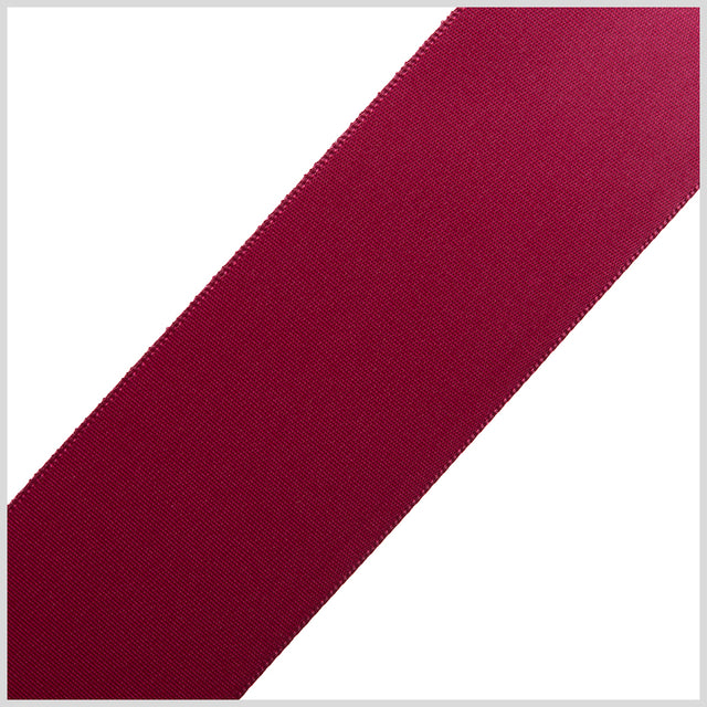 1.5" Wine Single Face Satin Ribbon