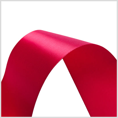 1.5" Fuchsia Single Face Satin Ribbon Detail