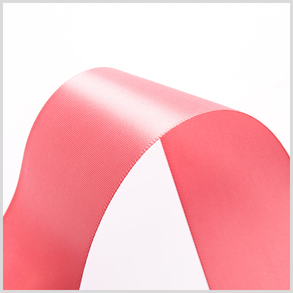 Dusty Rose Single Face Satin Ribbon Detail