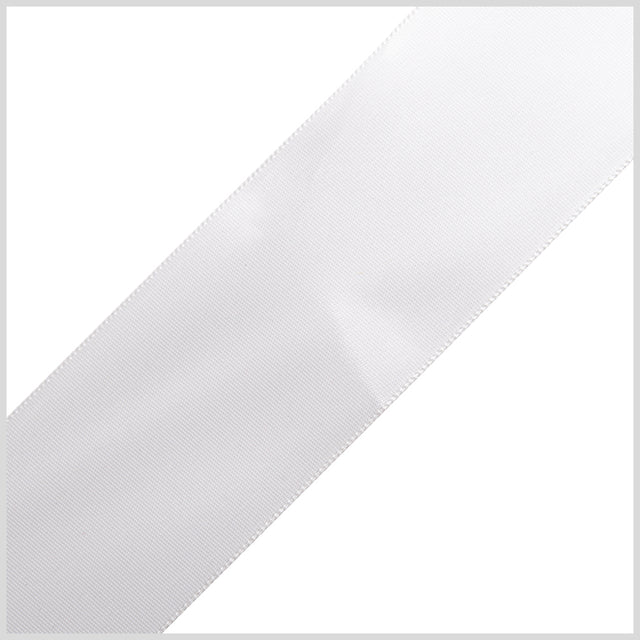 1.5" Millennium Silver Single Face Satin Ribbon