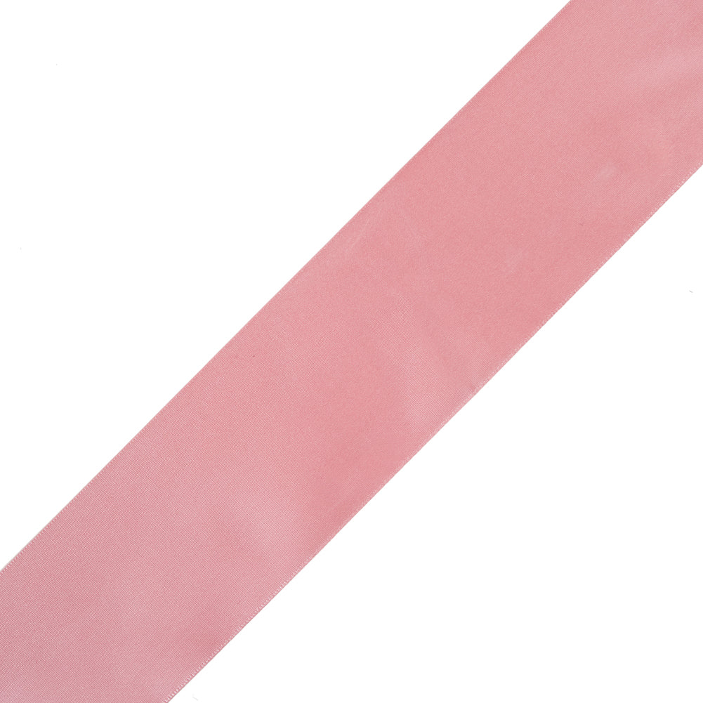 2.25" Pink Single Face Satin Ribbon