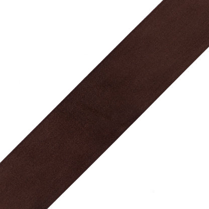 2.25" Brown Single Face Satin Ribbon