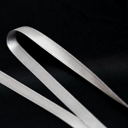 1/4" Light Gray Double Face Satin Ribbon