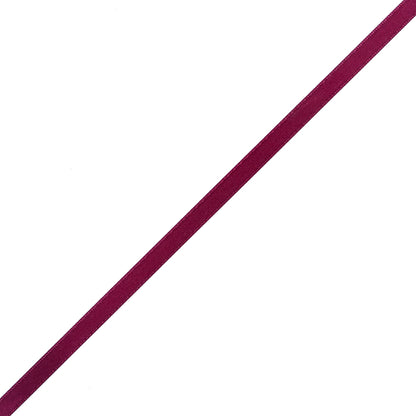 1/4" Wine Double Face Satin Ribbon