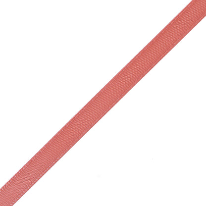 1/4" Peach Double Face Satin Ribbon Detail