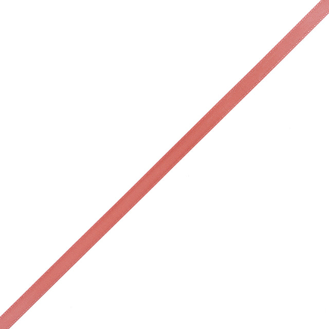 1/4" Peach Double Face Satin Ribbon