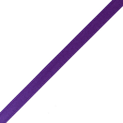 1/4" Purple Double Face Satin Ribbon Detail