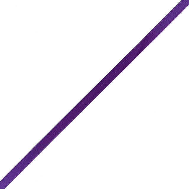 1/4" Purple Double Face Satin Ribbon