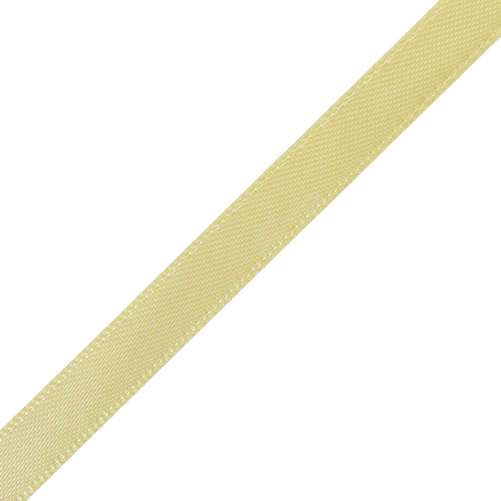 1/4" Maize Double Face Satin Ribbon Detail