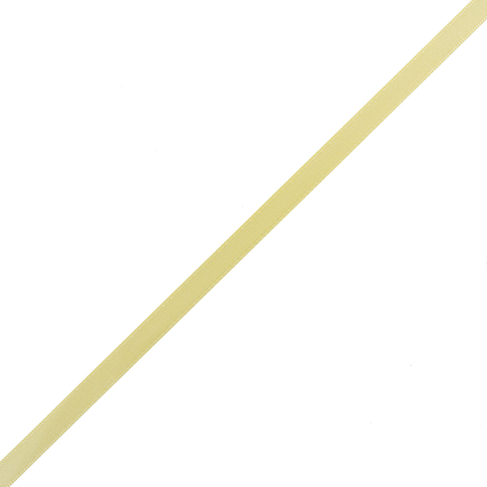 1/4" Maize Double Face Satin Ribbon