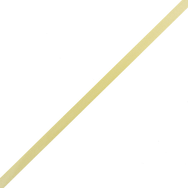 1/4" Maize Double Face Satin Ribbon