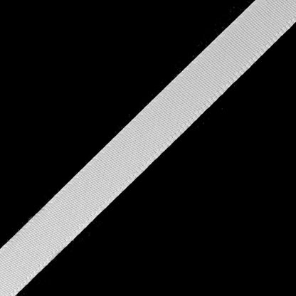 3/8" White Double Face Satin Ribbon Detail