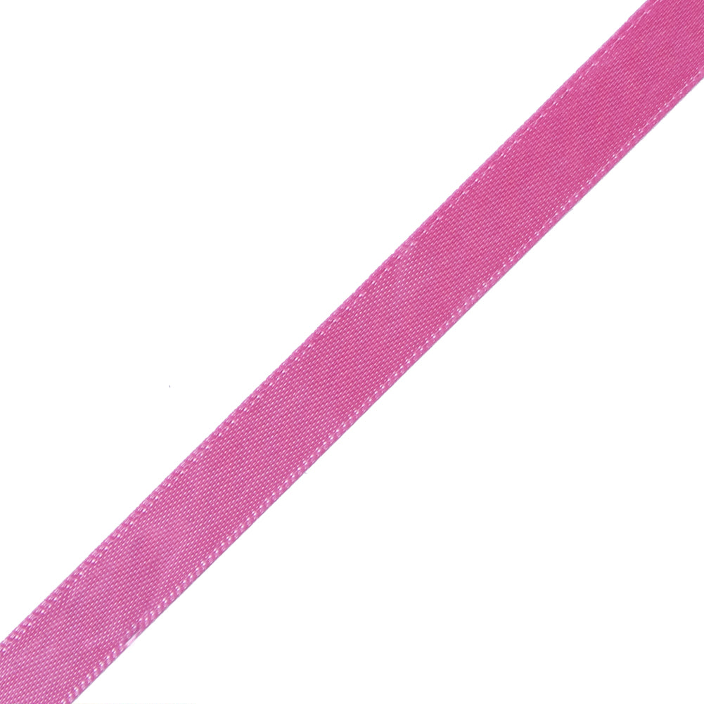 3/8" Hot Pink Double Face Satin Ribbon Detail