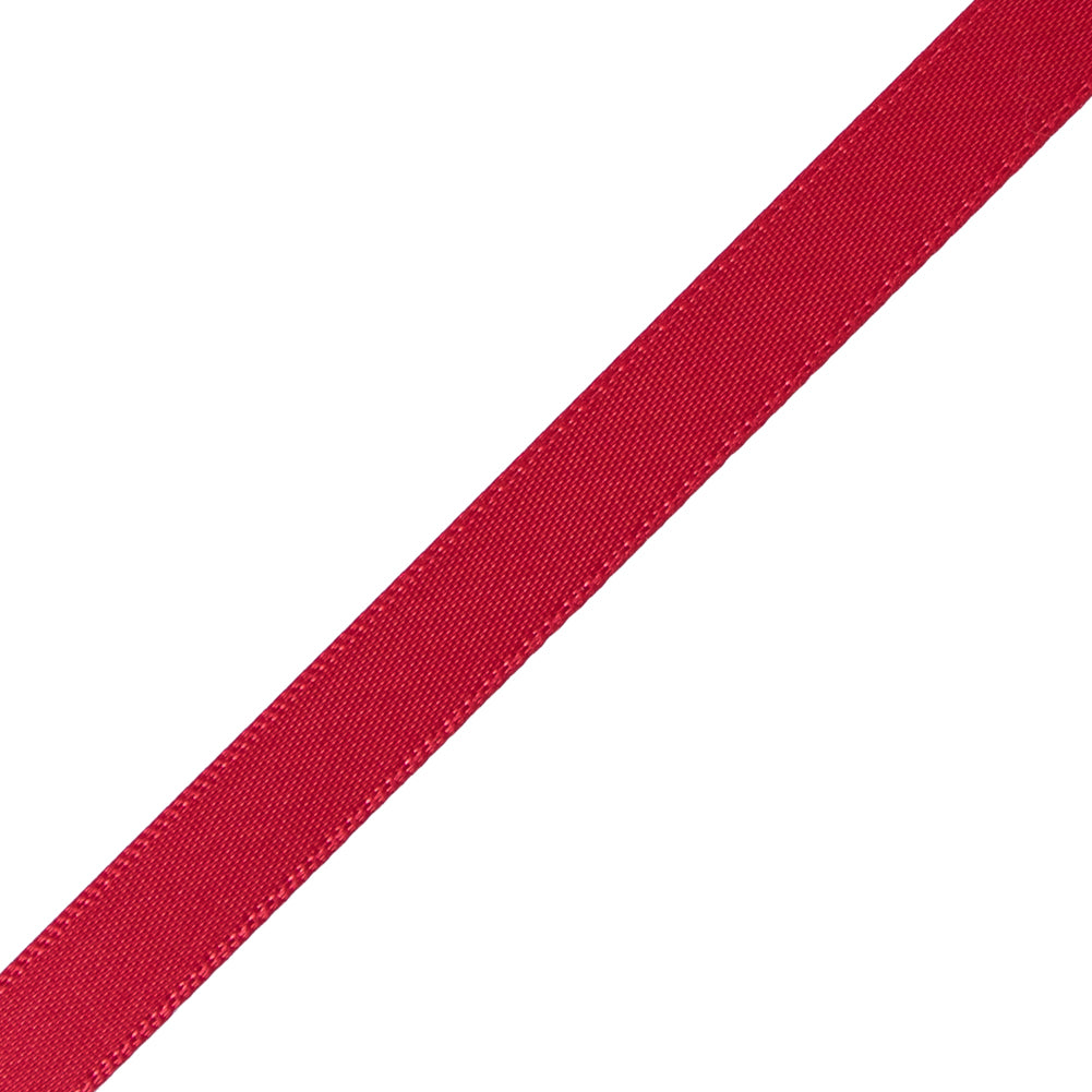 3/8" Red Double Face Satin Ribbon Detail